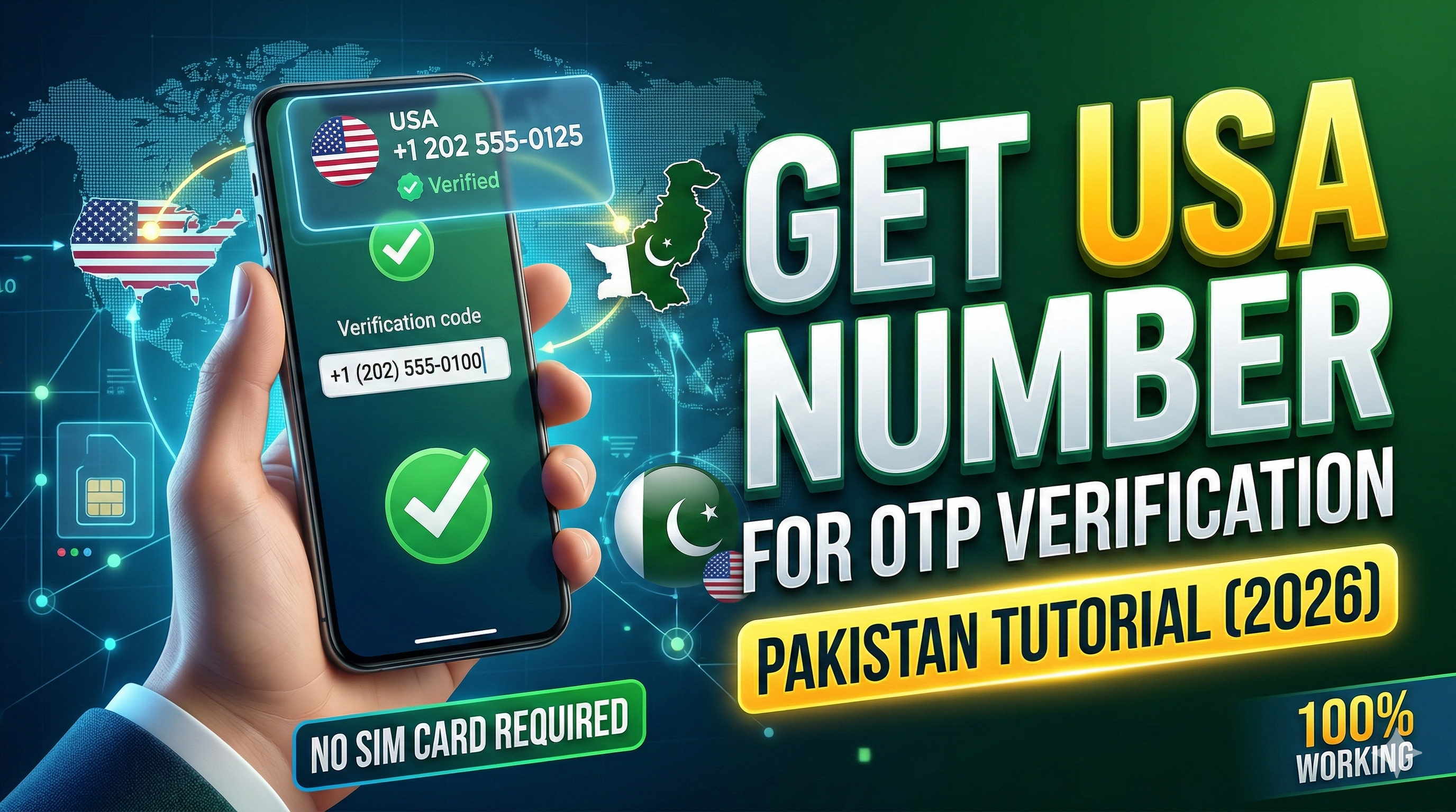 How to Get a USA Temporary Number for OTP Verification in Pakistan